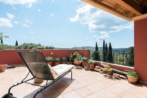 Ferienhaus, 3 Schlafzimmer | Blick vom Balkon