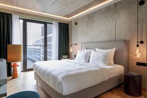 Chambre Premium, 1 très grand lit | Vue sur la ville