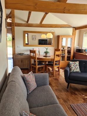 House, Multiple Beds | Living room | 30-inch TV with digital channels - Inviting 2 Bedroom Barn Conversion, Rural Norfolk (Norwich)