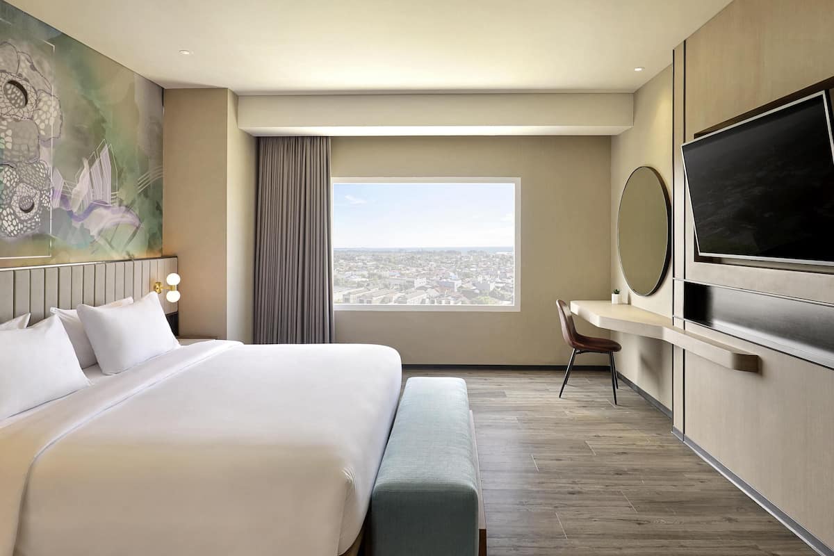 Literie de qualité supérieure, surmatelas, minibar