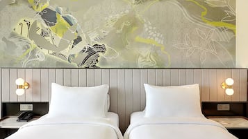 Privilege, Deluxe Room, 2 Twin Beds | Premium bedding, pillowtop beds, minibar, in-room safe