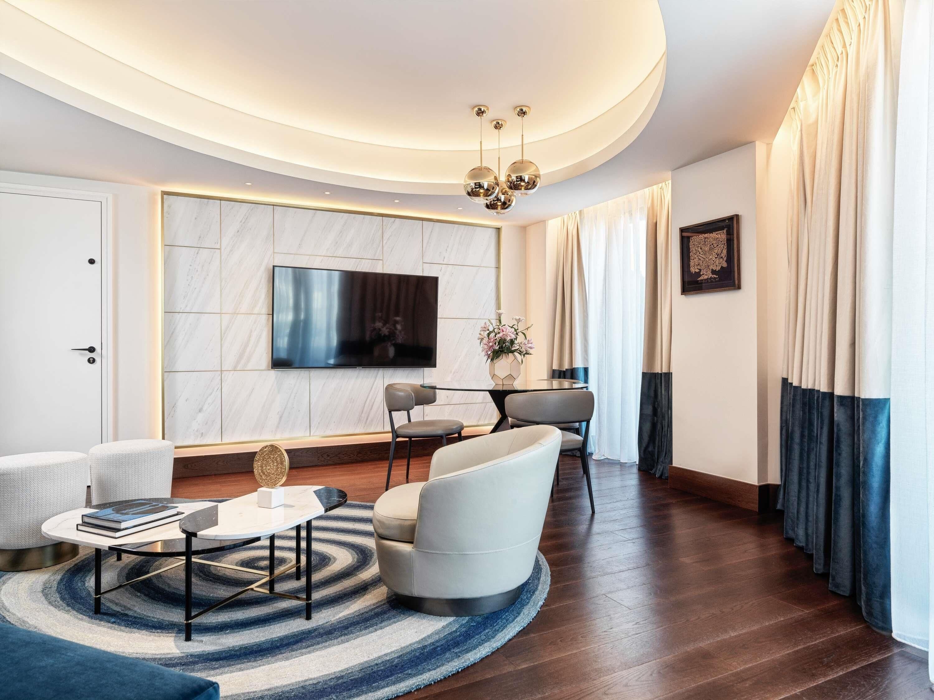 Presidential Suite, 1 King Bed | Premium bedding, down comforters, Select Comfort beds, minibar