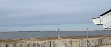 On the beach