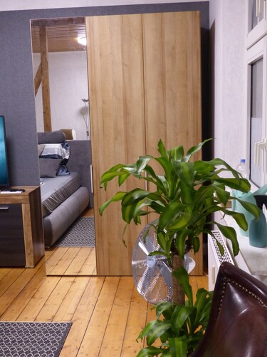 Suite Exécutive pour les entreprises. 56 m² sentiment Loft avec plancher en bois