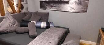 Suite Ejecutiva para negocios. Sensación de loft de 56 metros cuadrados con piso de madera