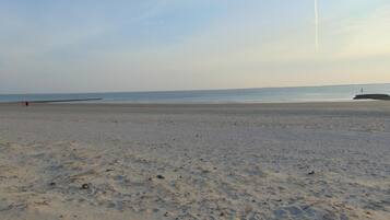 On the beach