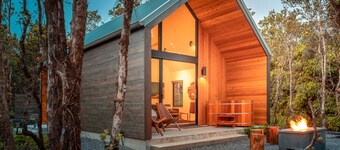 Kuono en el volcán.