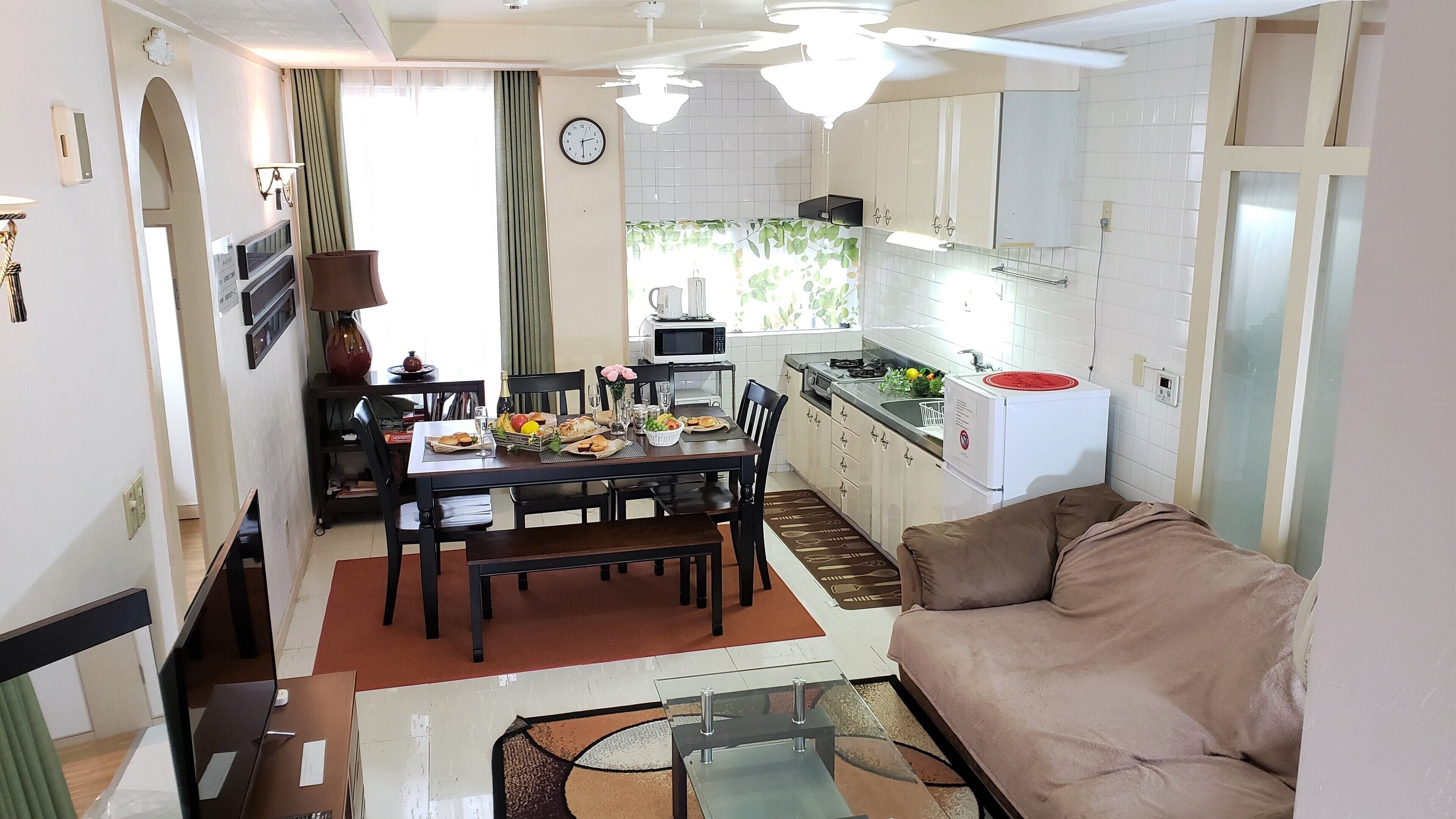 Ferienhaus, 3 Schlafzimmer | Wohnbereich | Flachbildfernseher