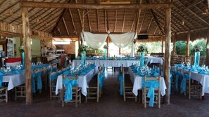 Aussenbereich für Bankette