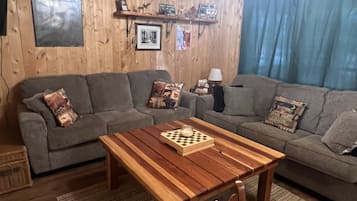 Smart TV, DVD player, books