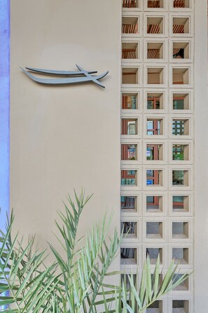 Fassade der Unterkunft