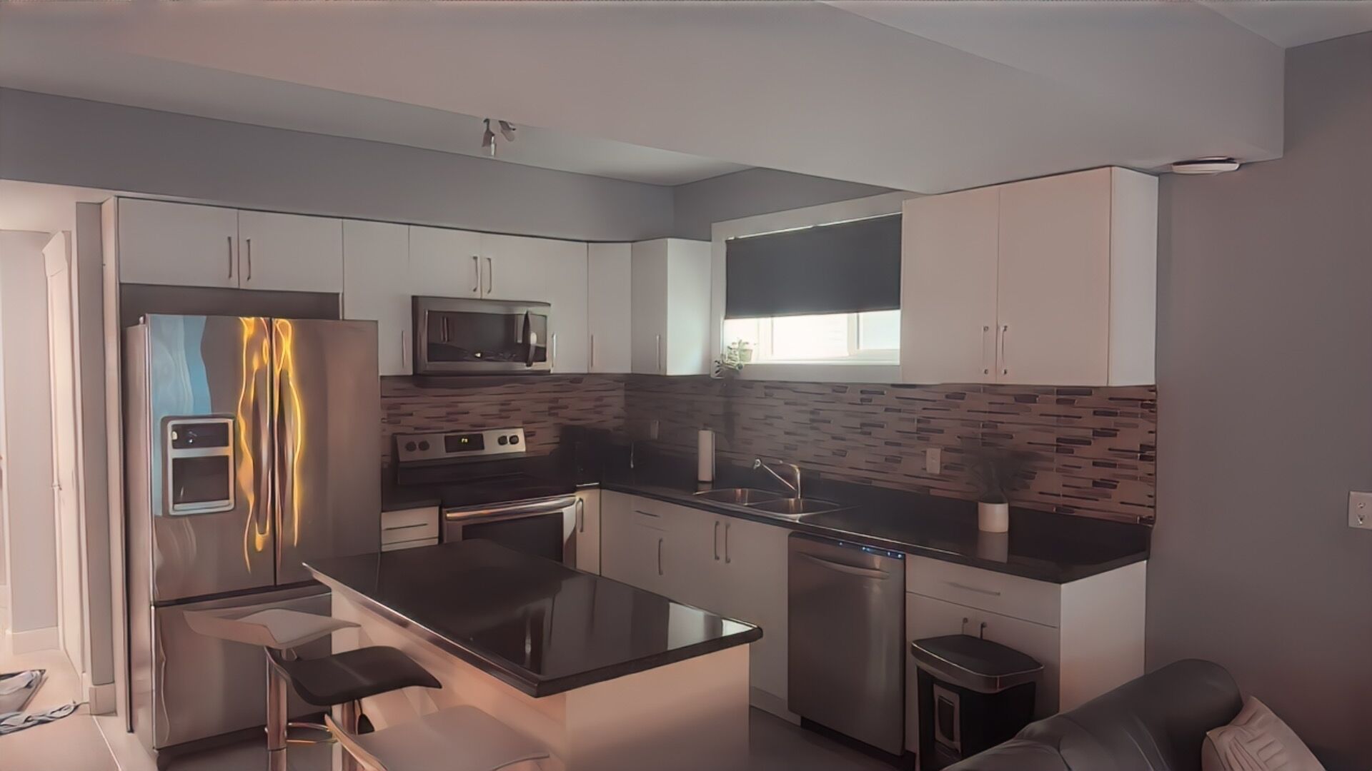 Mikrobølgeovn, opvaskemaskine, kaffe-/temaskine