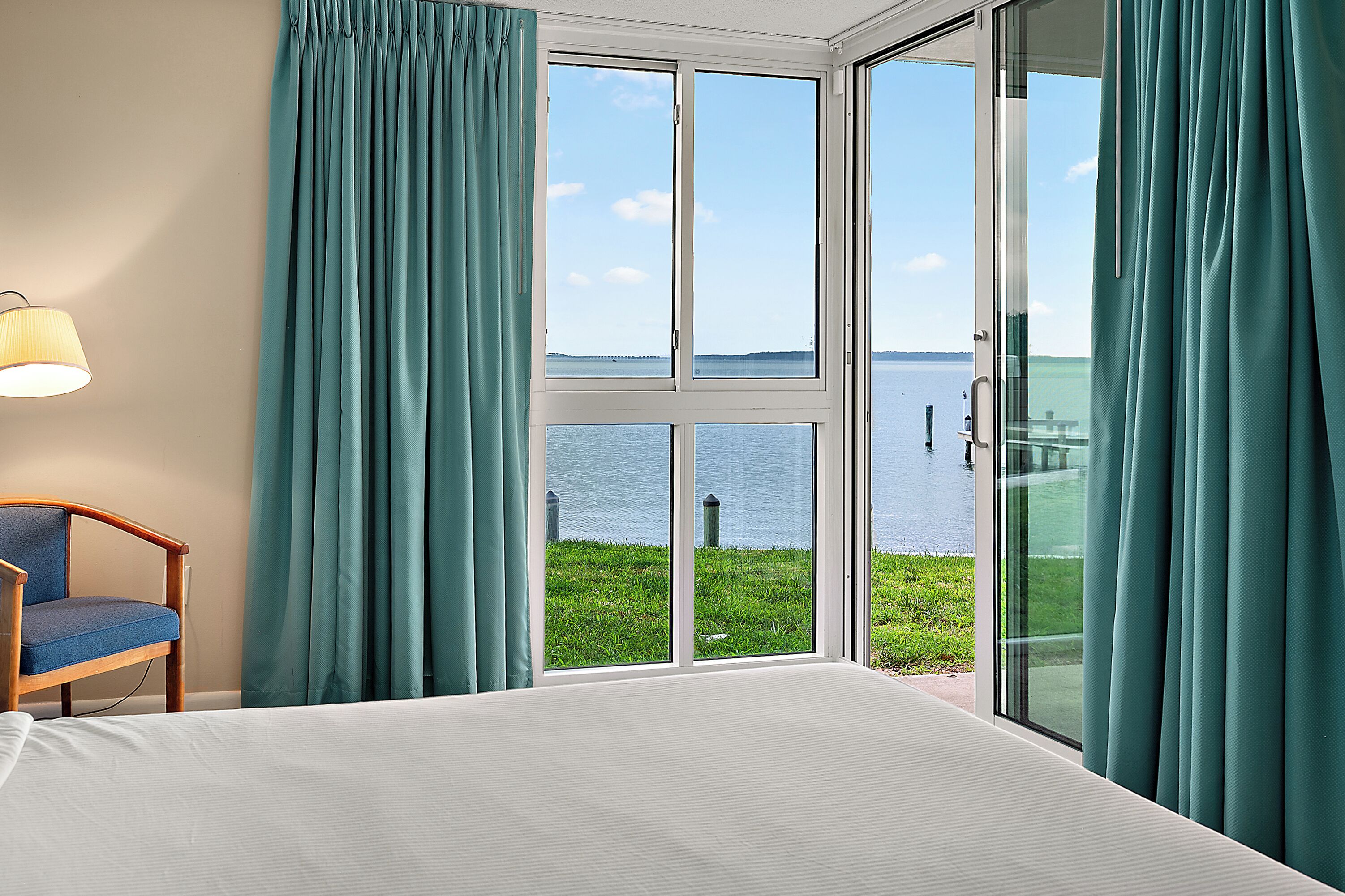 Standard-Apartment, 2 Schlafzimmer, Terrasse, Buchtblick