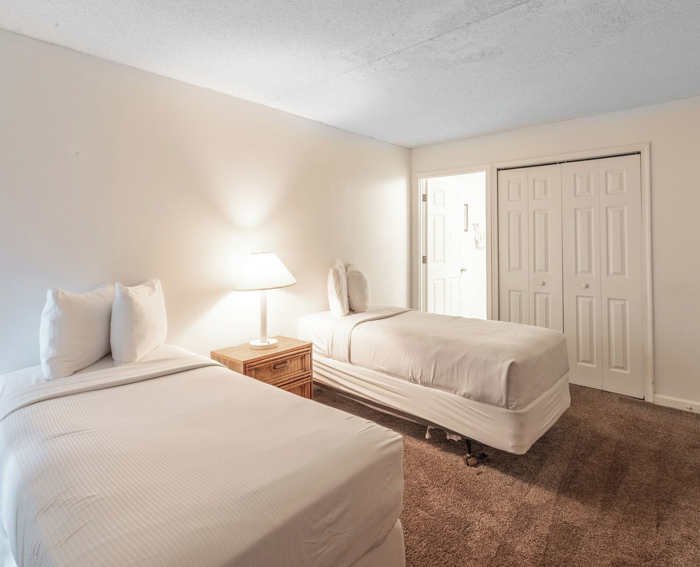 Blackout drapes, iron/ironing board, free WiFi, bed sheets