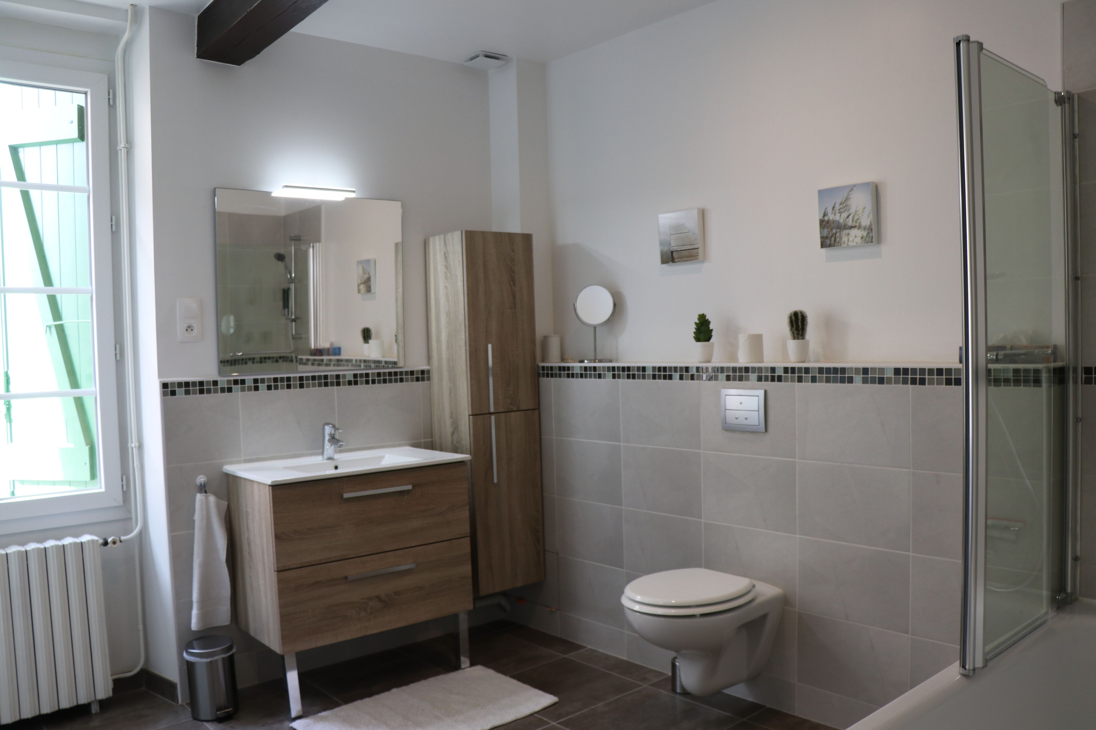 Secadora de cabello, toallas, jabón, shampoo 