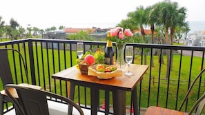 Twin Room, Sea View | Balcony view