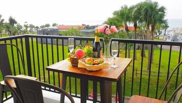 Twin Room, Sea View | Balcony view