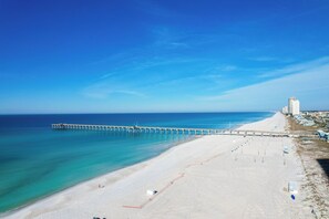Accommodatie ligt op het strand