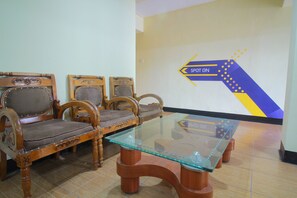 Sitteområde i lobbyen