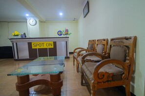 Sitteområde i lobbyen