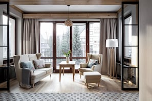 Deluxe-Doppelzimmer, Balkon, Bergblick