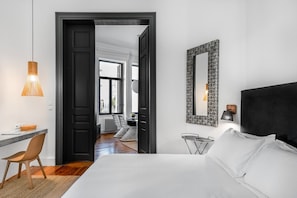 Individualmente decorados, individualmente mobiliados, cortinas blackout