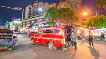 Front of property - evening/night