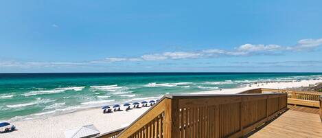 Accommodatie ligt op het strand