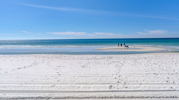 On the beach