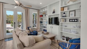 Smart TV, DVD player, stereo