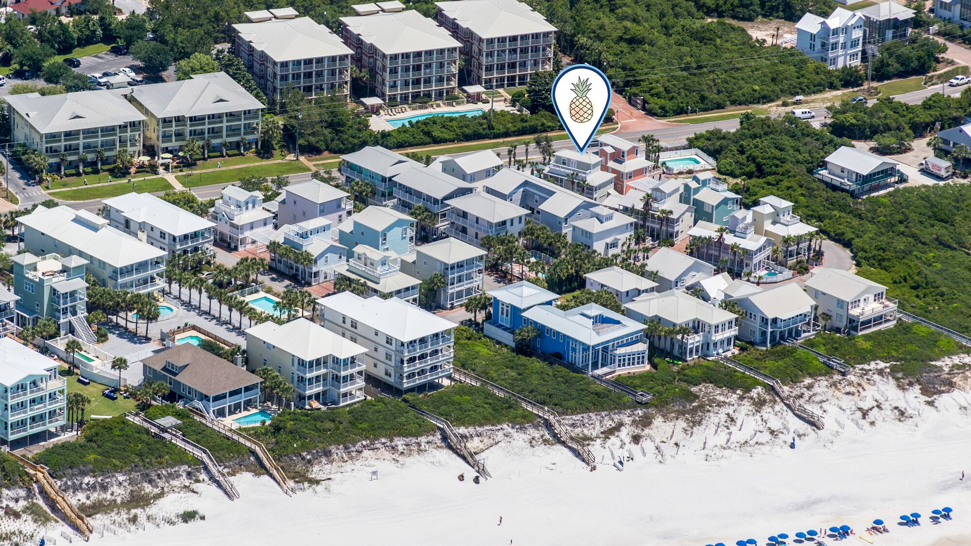 Steps to the Beach + Private Pool & Free Beach Set Up - Sea Turtle Pass