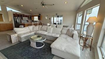 Smart TV, DVD player, books
