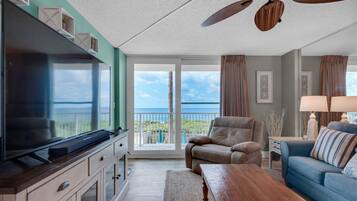 Smart TV, DVD player, books