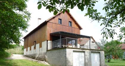 old tobacco dryer converted into a cottage; near the Dordogne river.