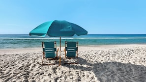 On the beach