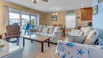 Smart TV, DVD player, books