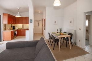 Apartment | Living room | TV, books