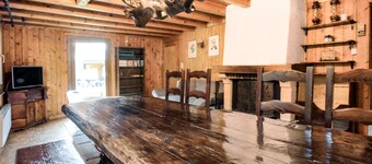 テラス付きの広々としたシャレー