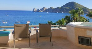 Terrace/patio - Ocean front, Cabo Villas. Executive 2 unit suite (Cabo San Lucas)