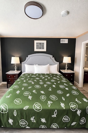 Habitación, 1 cama de matrimonio grande, no fumadores | Escritorio y wifi gratis. Motel Edgebrook Chicago North Shore by OYO