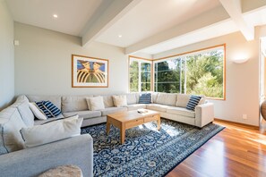 Smart-TV, peis, bordtennis og bøker