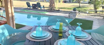 DM for summer special info. Home with private pool & beautiful backyard view!