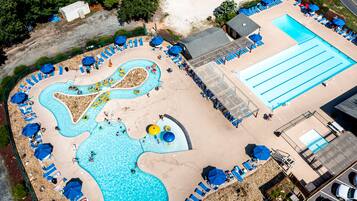 Indoor pool, outdoor pool