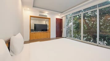 Fjölskylduíbúð - 1 svefnherbergi | 1 svefnherbergi, rúmföt af bestu gerð, hljóðeinangrun