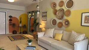 TV, fireplace, Netflix, books - Beach house in Itea - Delphi (Itea)