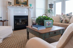 TV, DVD player, books