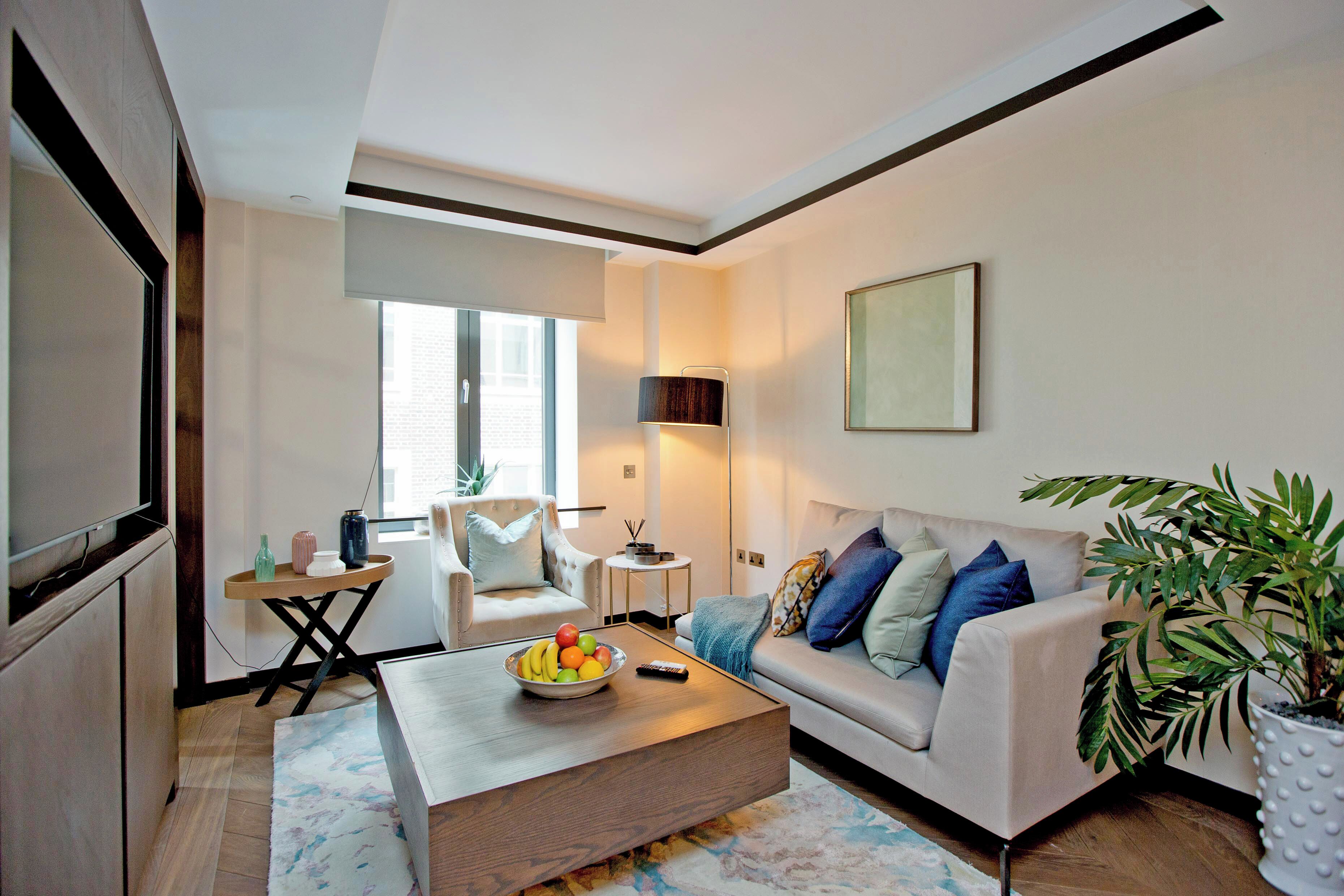 GS1 - 3 Bed Deluxe | Living area | Flat-screen TV, Netflix, heated floors, streaming services