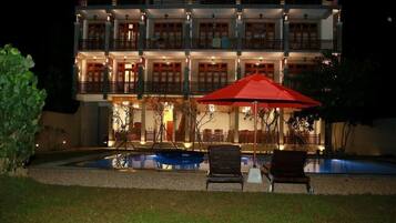 Overnatningsstedets facade