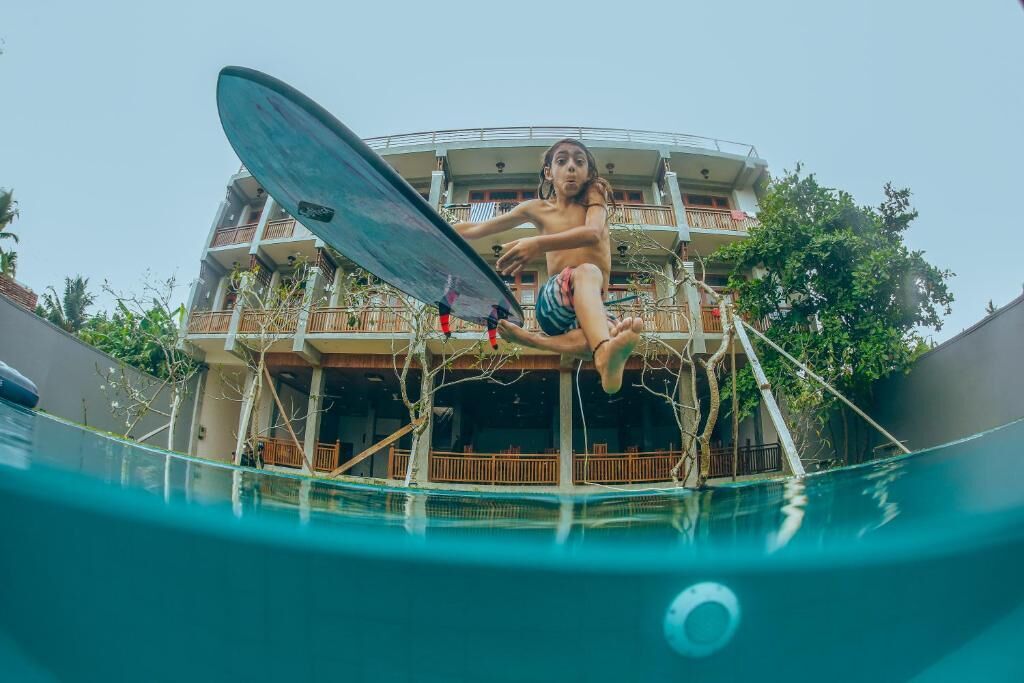 10 indoor pools, 15 outdoor pools