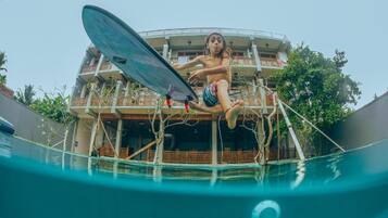 10 indoor pools, 15 outdoor pools